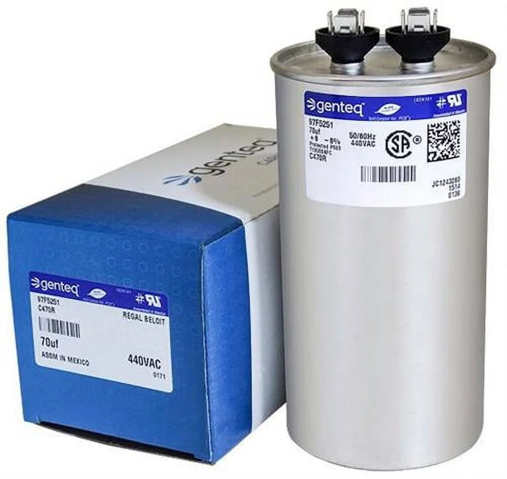 70 uF MFD 440 VAC Round Replacement Capacitor B36737