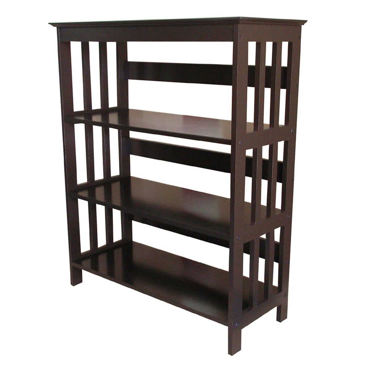 3 Tier Bookcase in Espresso F449