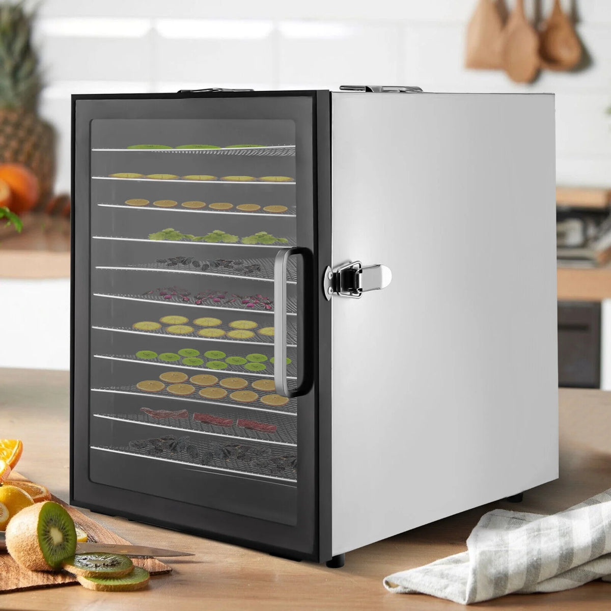 12-Tray Stainless Steel Food Dehydrator K169851