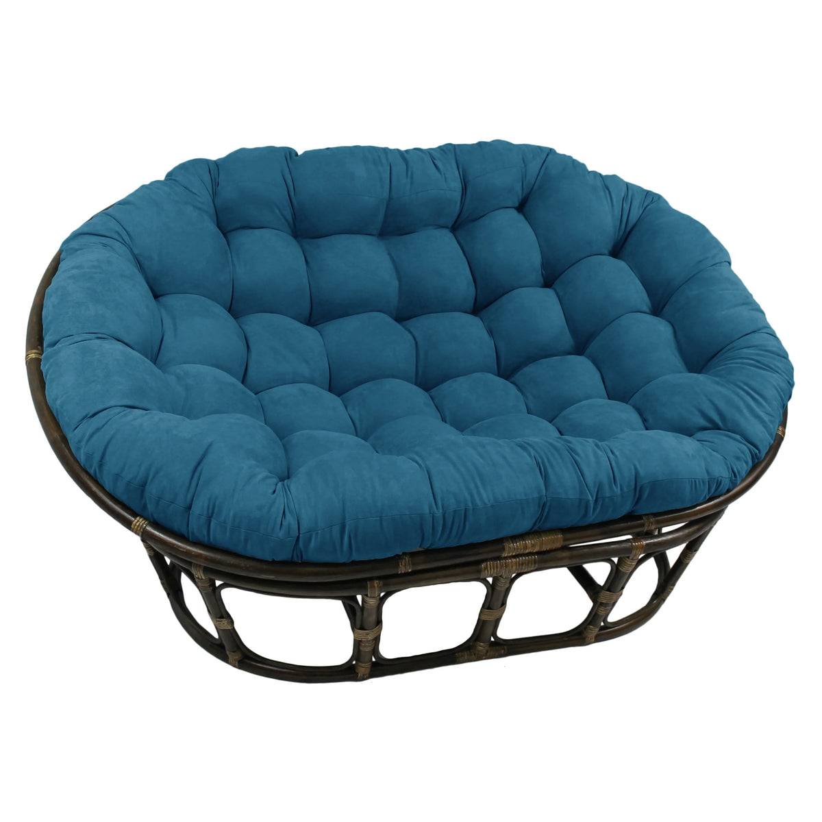 Solid Microsuede Double Papasan Cushion C344