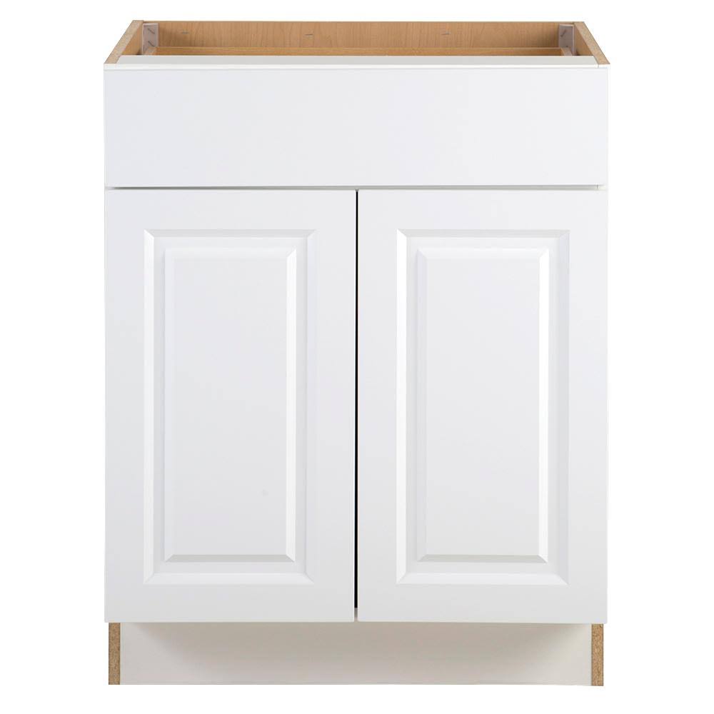 White Base Cabinet with Soft Close Drawer G8966