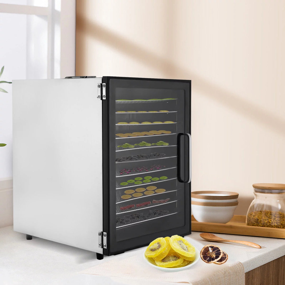 12-Tray Stainless Steel Food Dehydrator K169851