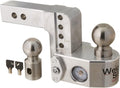 4 Drop Hitch Aluminum Trailer Hitch & Ball Mount with Built-in Scale P9788