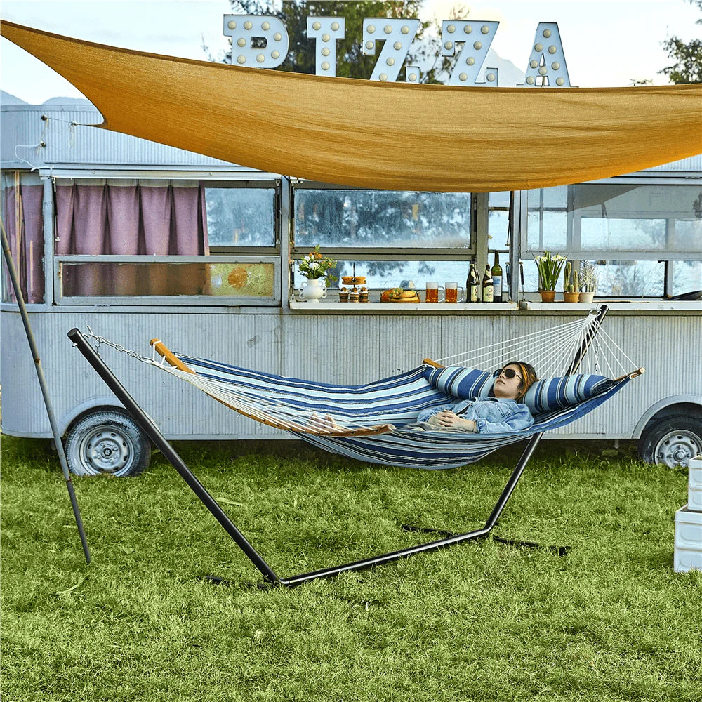 Padded Hammock with Steel Stand J8590