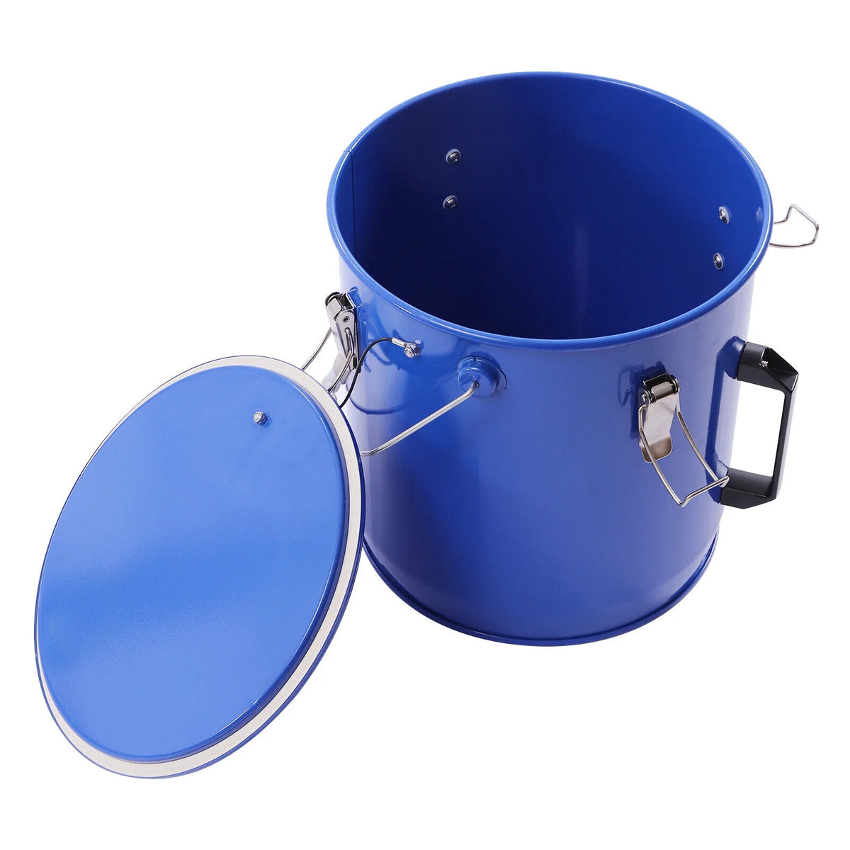 Blue Fryer Grease Bucket Oil Disposal Caddy E6678