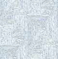 Indigo Geometric Wallpaper F968