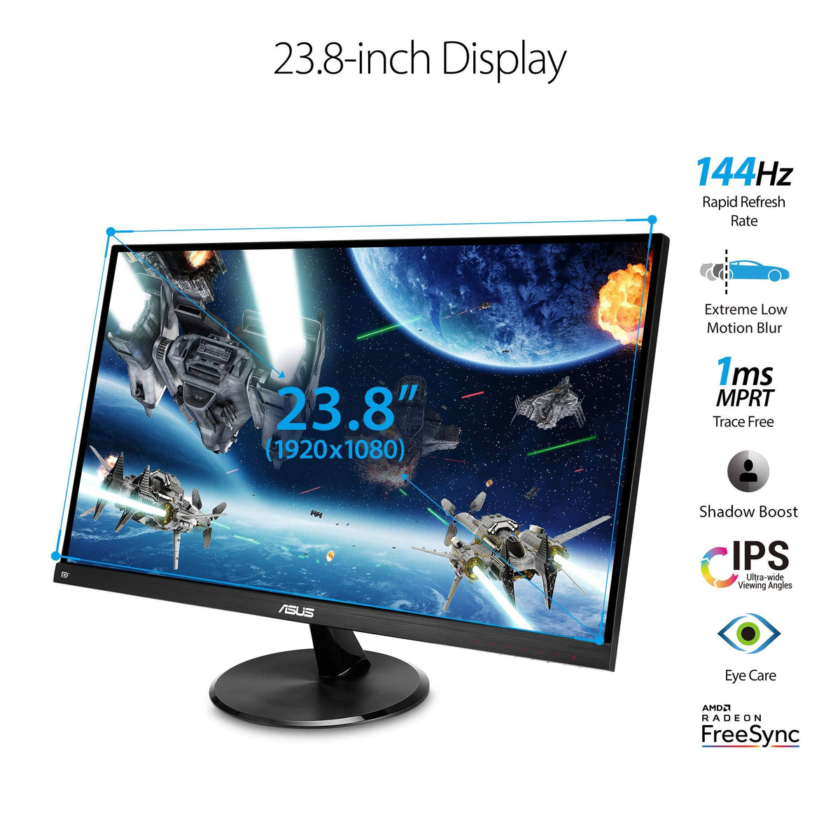 23.8 Gaming Monitor 144Hz Full HD IPS 1ms FreeSync F393