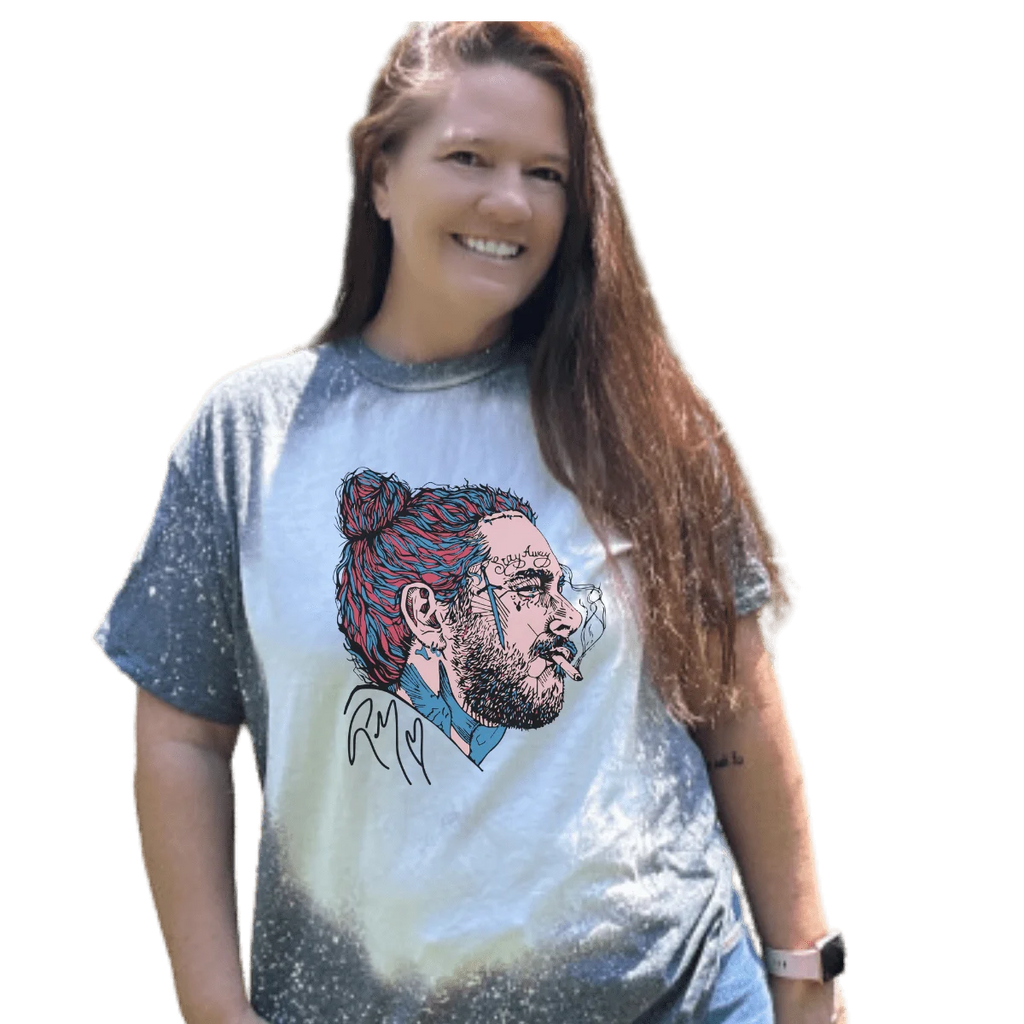 Distressed Vintage Bleached T-Shirt O1838