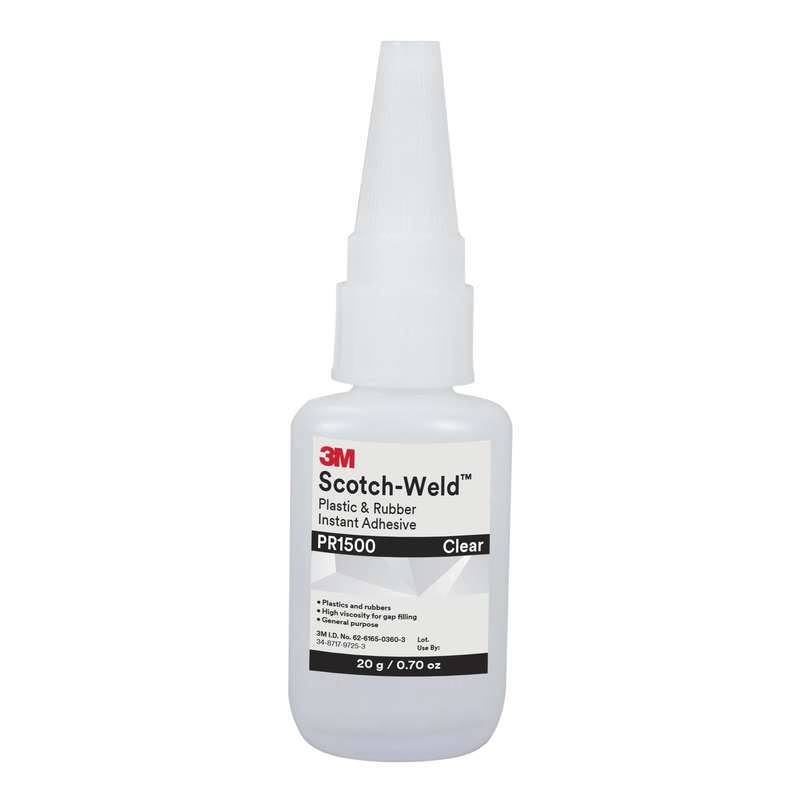 Plastic & Rubber Adhesive 2 Gram Tube C614966