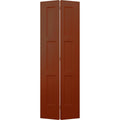 Brown Smooth Hollow Core Molded Composite Interior Closet Bi-Fold Door C5477