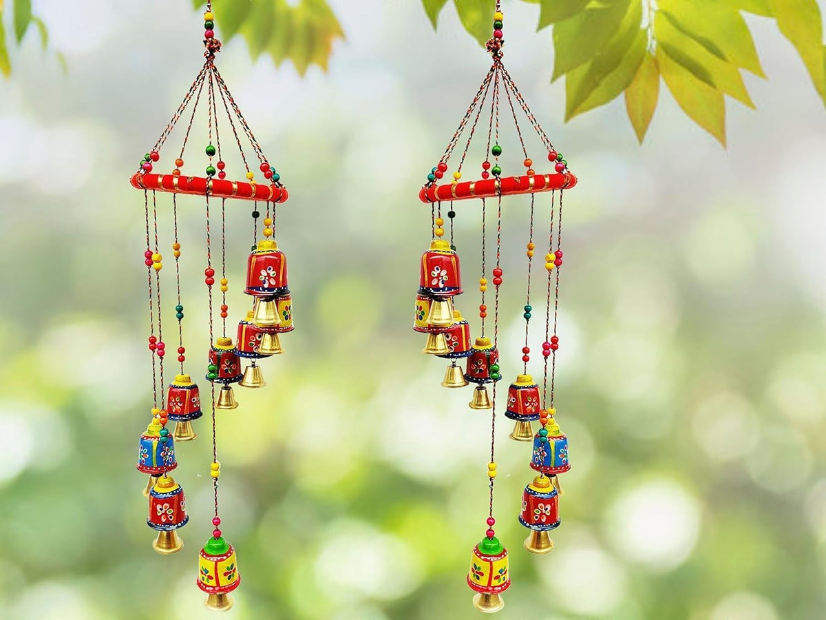 Door & Wall Hanging Home Decor (Pack of 2, Multi-Colour) A32025