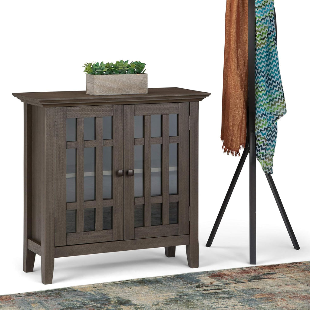 32 in Grey Storage Media Cabinet U401166