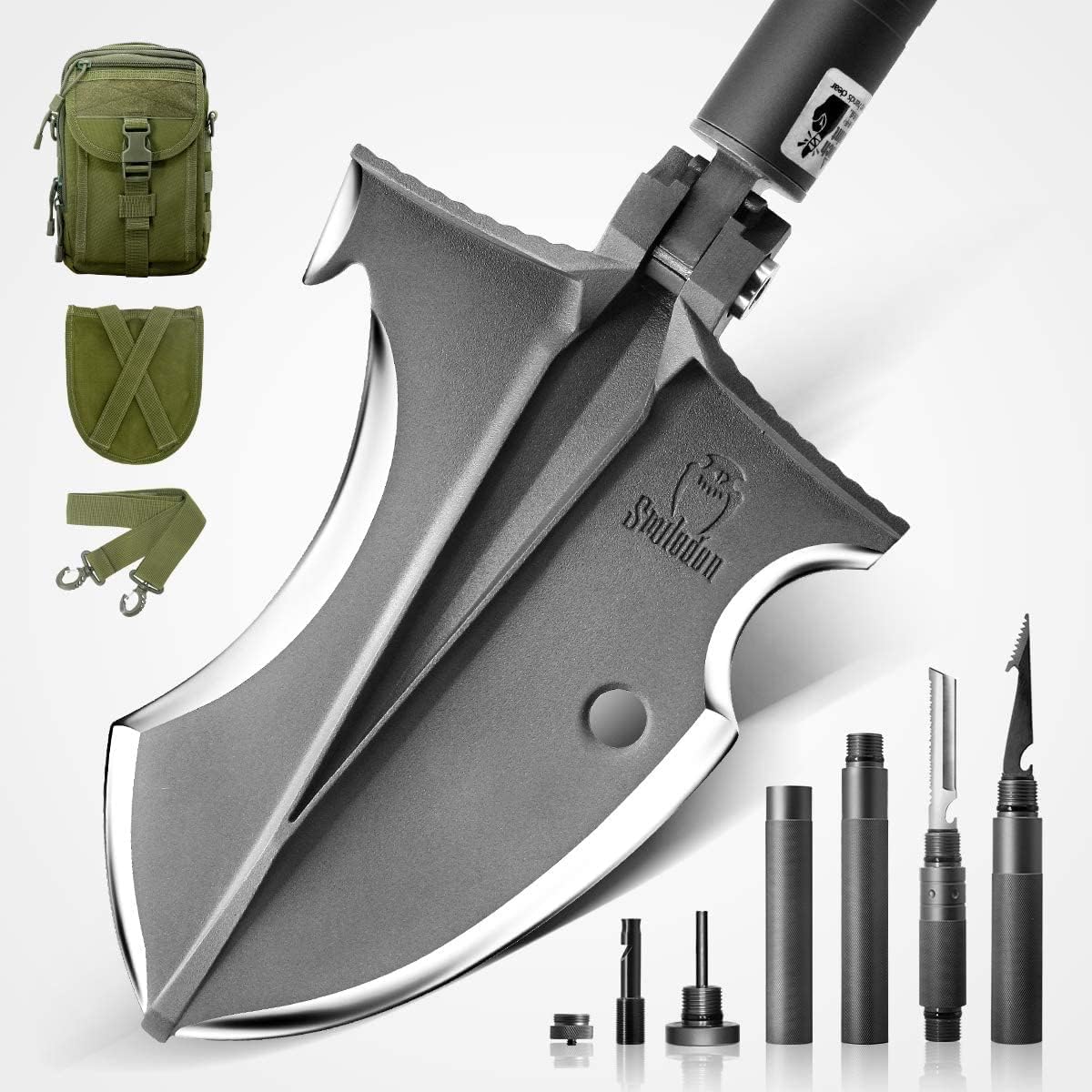 Folding Camping Shovel Multifunctional Multi Tool W369805