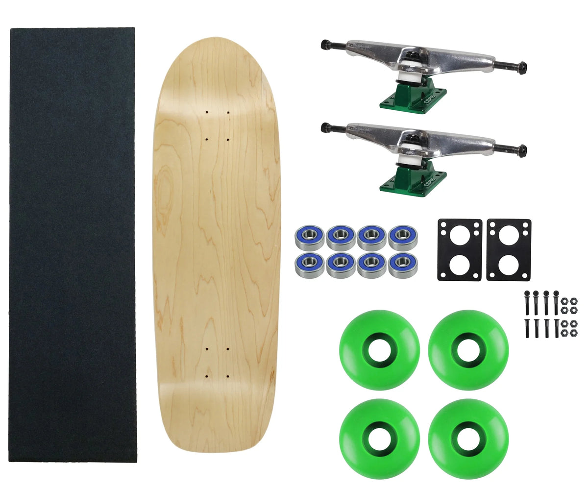33" Natural Skateboard Complete with Hollow Trucks and 58mm Wheels I97858