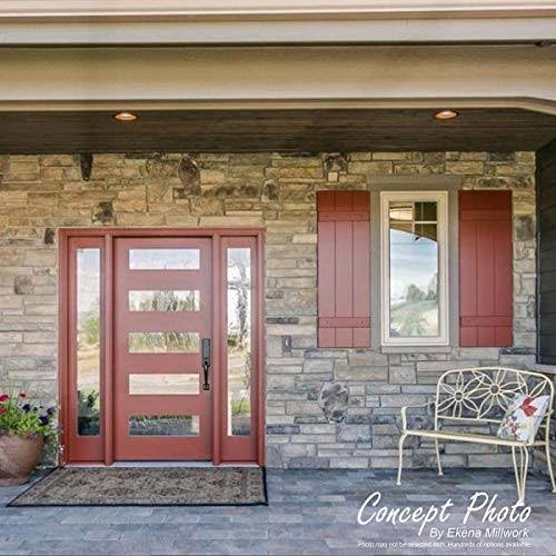 Black Composite Board-n-Batten Shutters (Per Pair) Y869