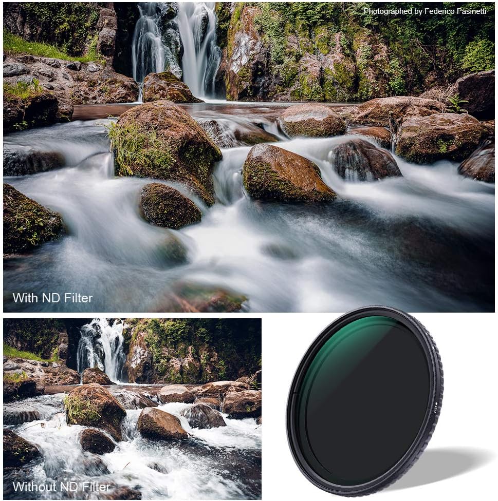 52mm Fader ND Filter ND2 to ND32 Variable Filter Pack of 2 A2788