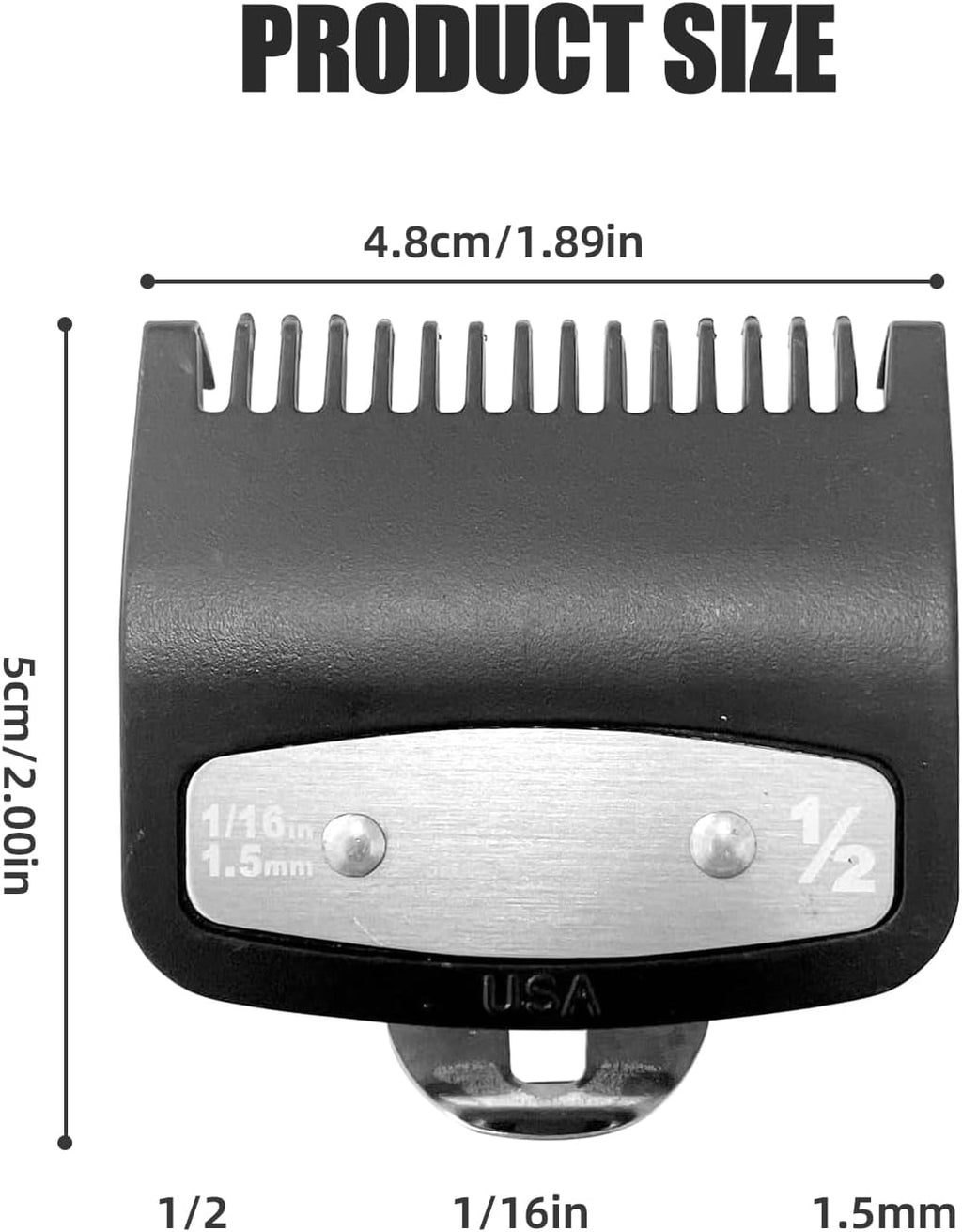 1/2" Metal Clipper Guard 1.5mm P35441