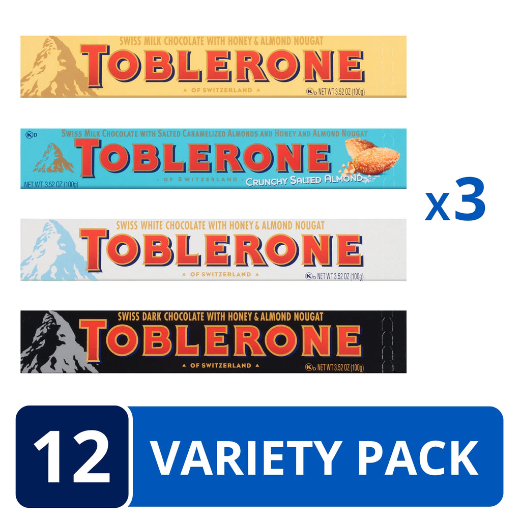 12 - 3.52 oz Swiss Chocolate Variety Pack G7866