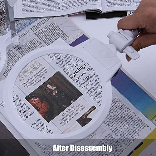 36 LED Dimmable Floor Magnifying Lamp with Stand A3707