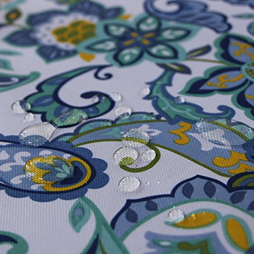 Yellow Flower Waterproof Fitted Tablecloth with Umbrella Hole G577790