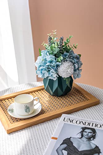 Blue Hydrangeas Artificial Flower in Vase V15159