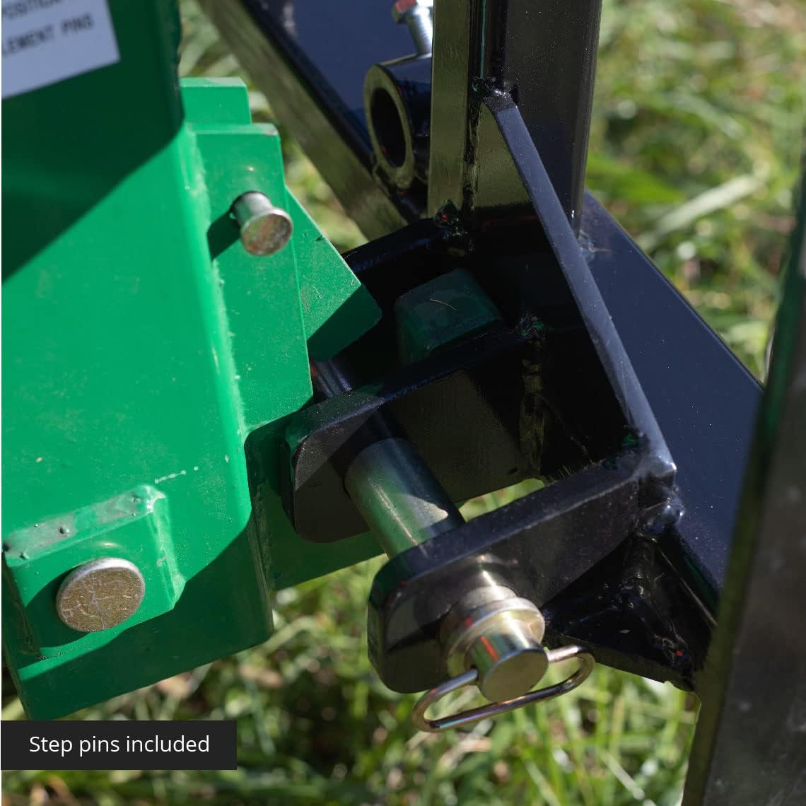 60-in Pallet Fork Hay Frame Attachment with Rack, Receiver Hitch D851509