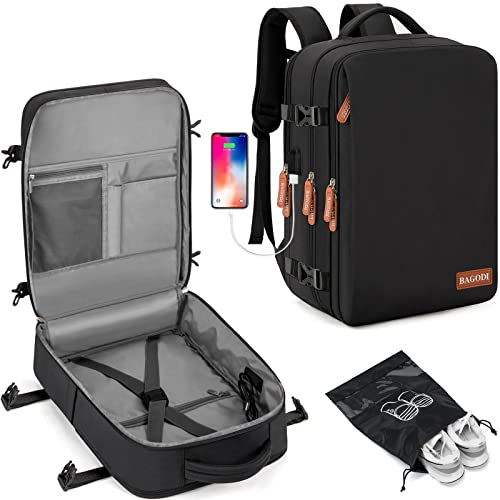 15.6 Inch Waterproof 40L Laptop Backpack (Black) K510790