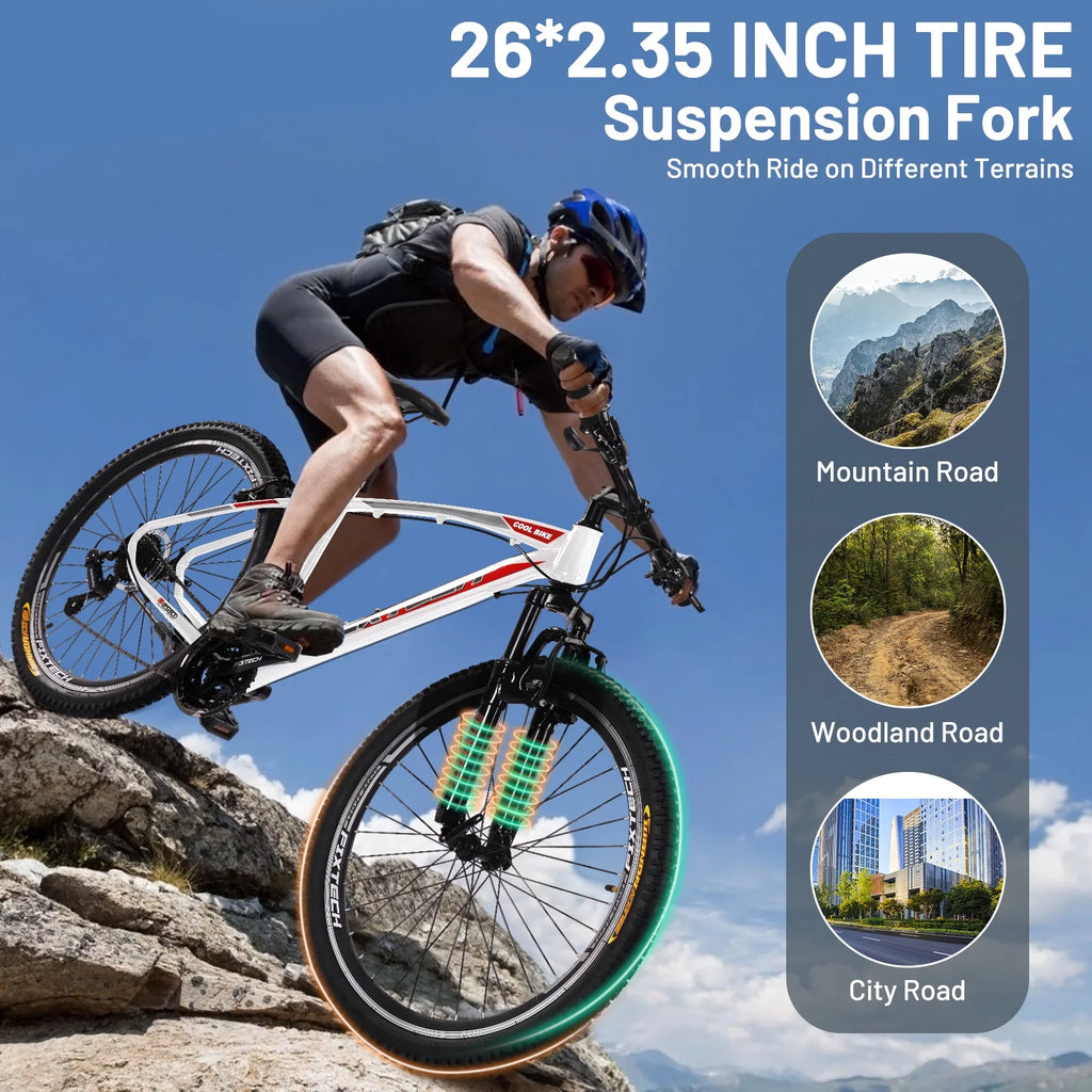 White 26'' Mountain Bike N625369
