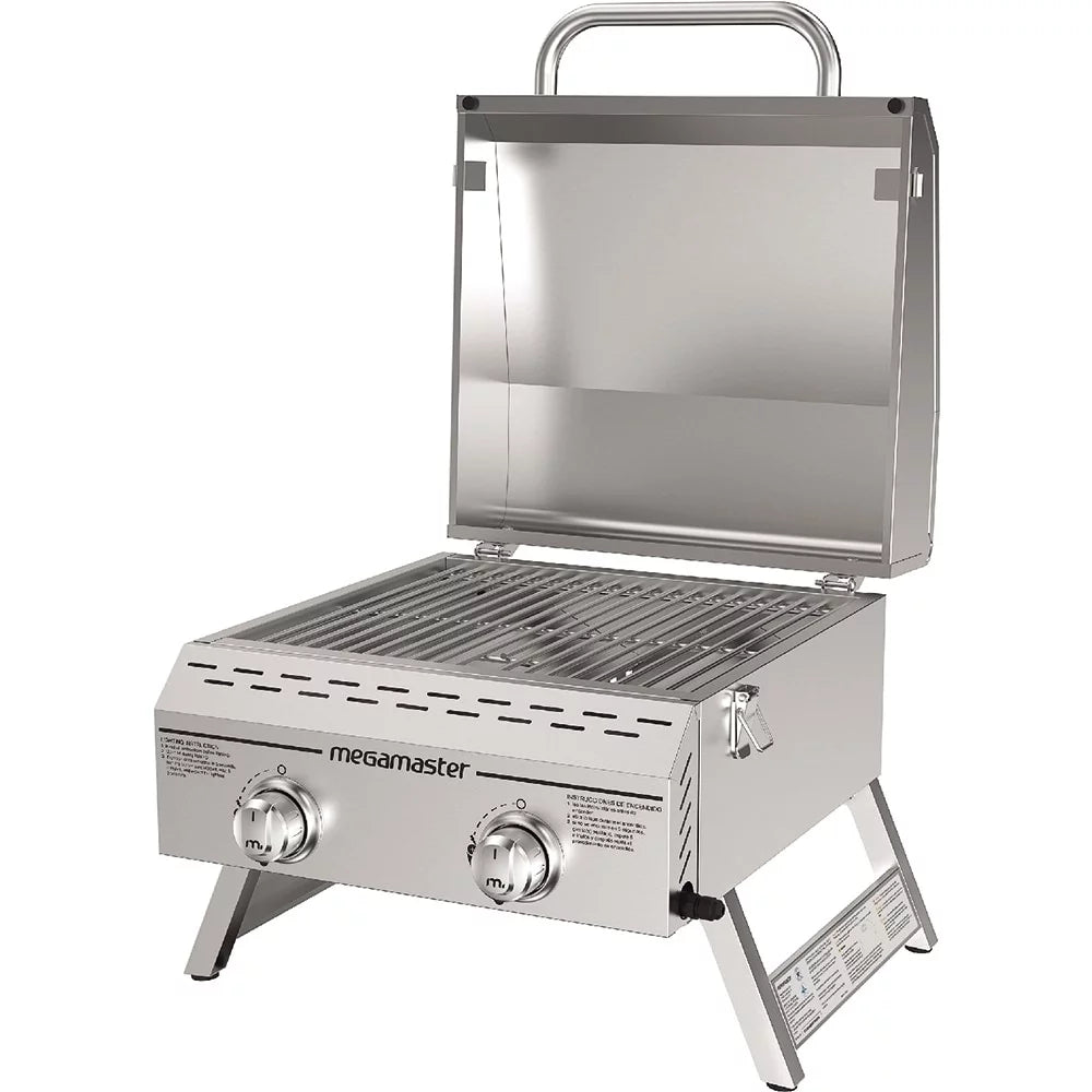 Stainless Steel 2-Burner Propane Gas Grill E165