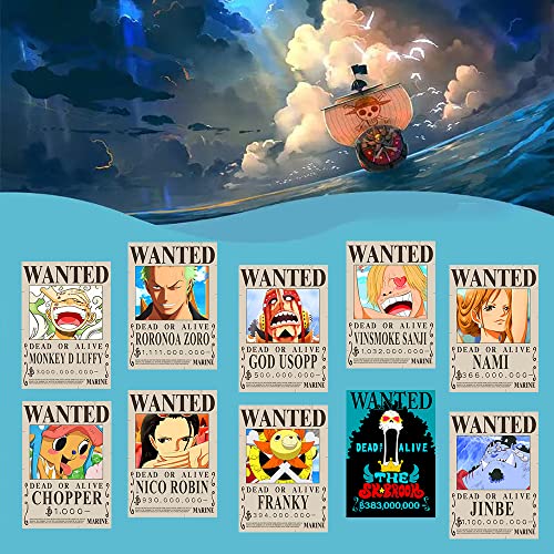 Anime Wanted Posters 25PCS 30×21cm A30162