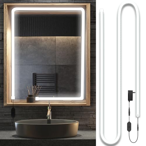 LED Vanity Mirror Lights, 6000K Dimmable Self-Adhesive Strip Lights X578328
