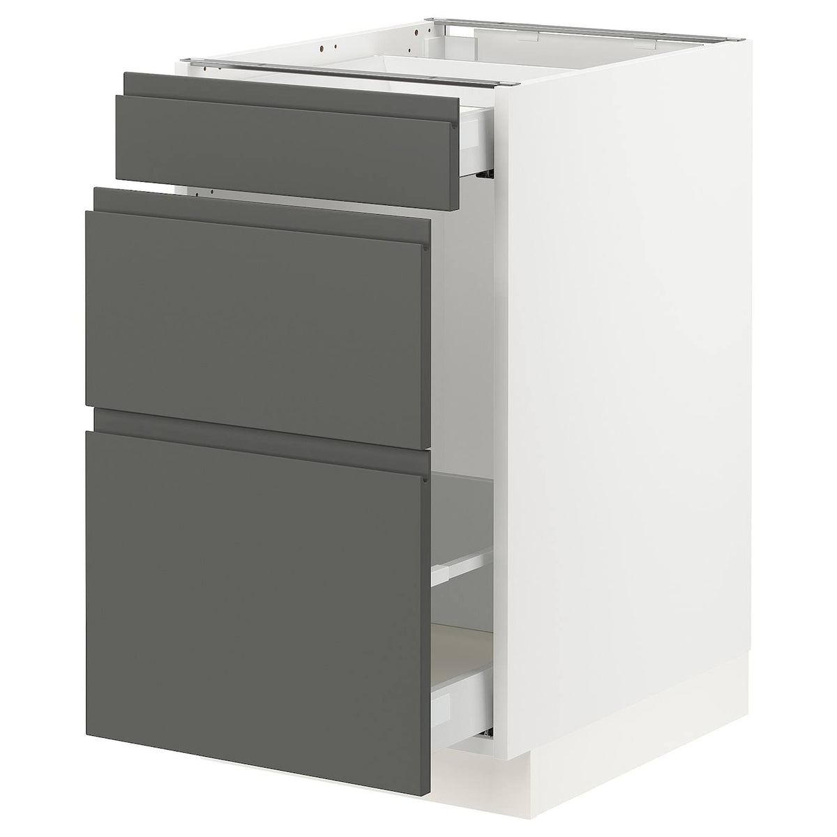 White Base Cabinet for Recycling C1397