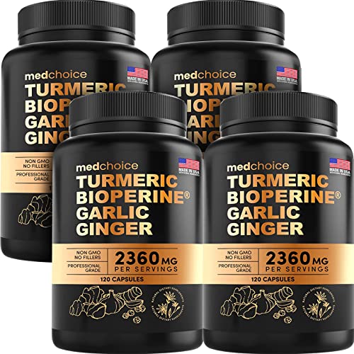 Turmeric and Ginger Supplement 2360 mg 480 ct Capsules B29271
