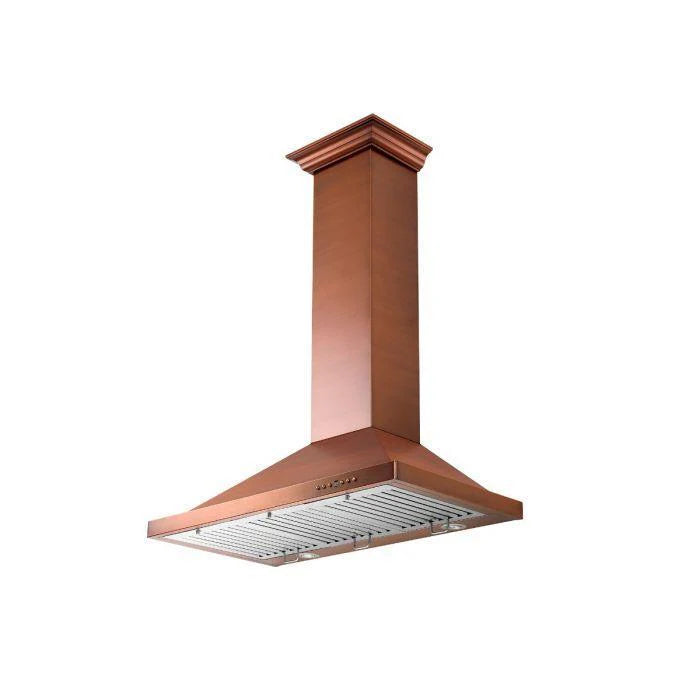 36 in. Copper Wall Range Hood P624