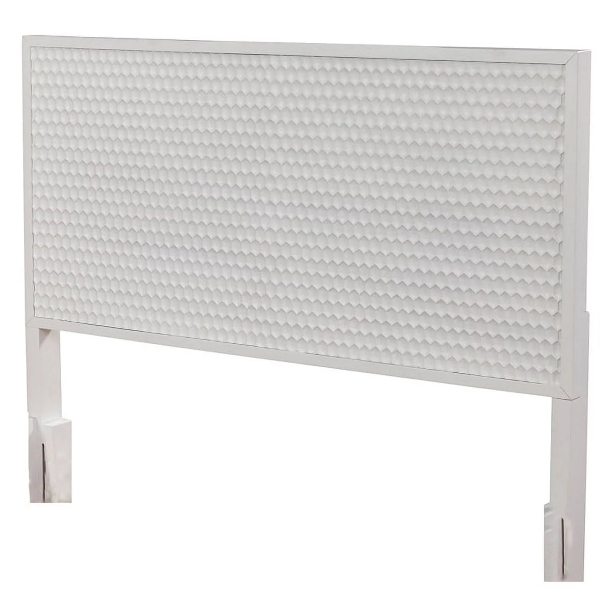 Queen Headboard & Mini Wood Desk in White C396
