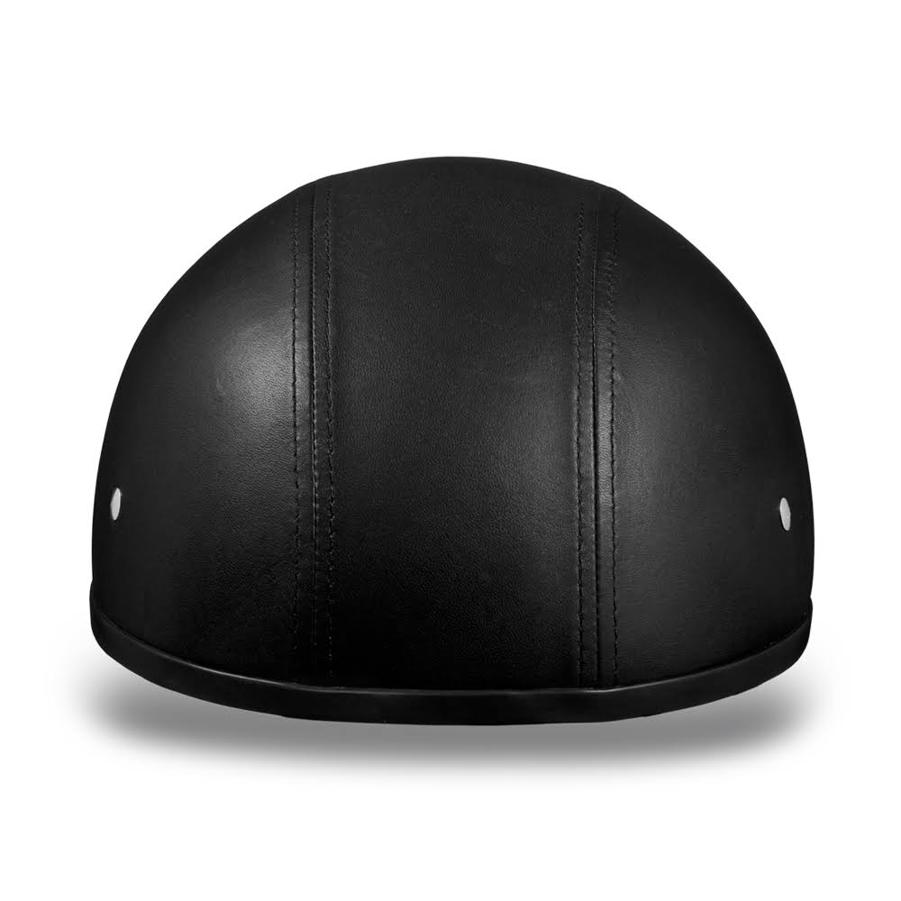 Leather Covered Skull Cap Helmet Y3249