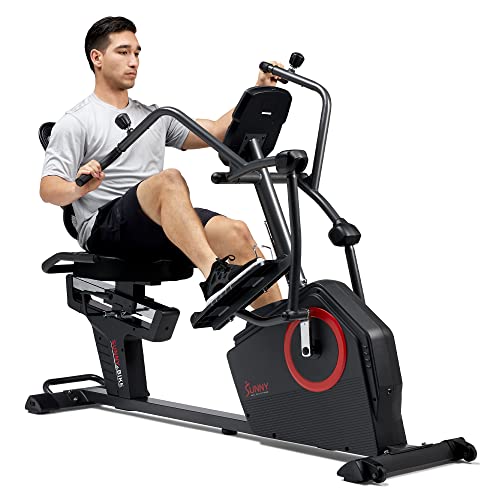 Recumbent Cross Trainer & Elliptical Machine with Arm Exercisers I8161