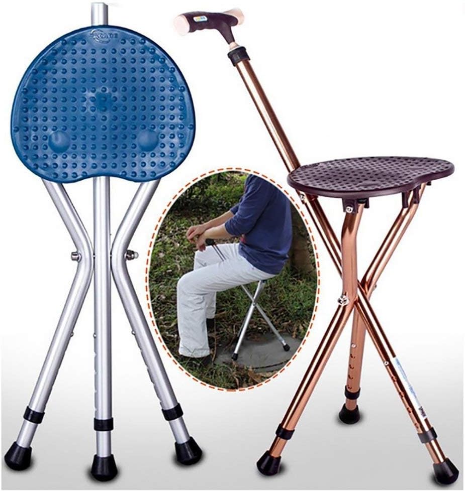 Folding Adjustable Height Cane Seat L1738