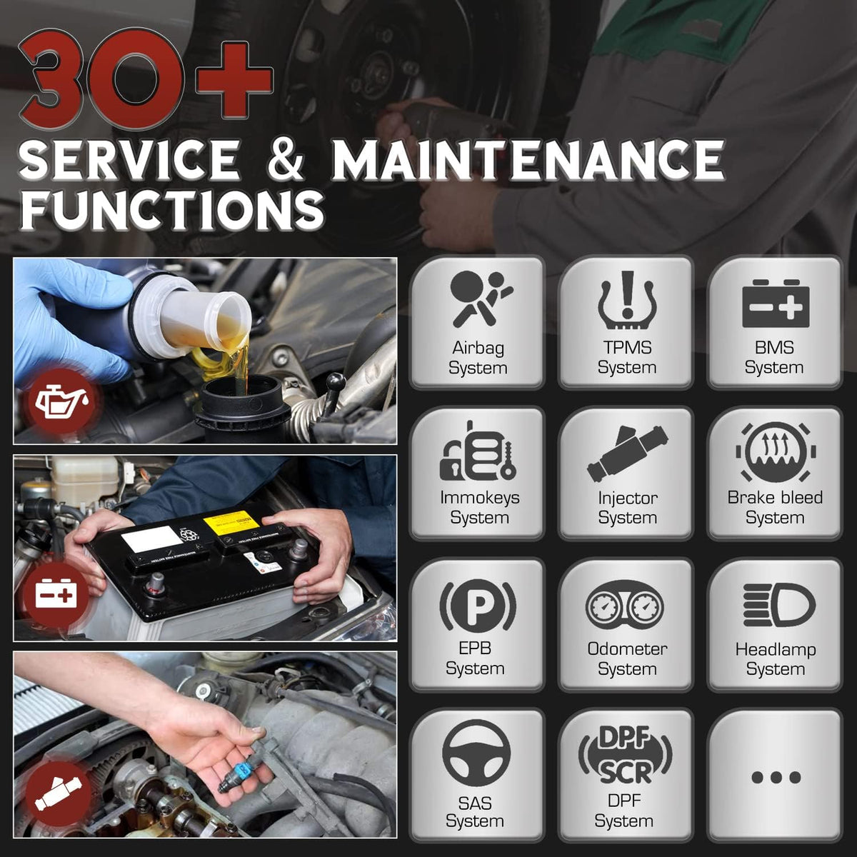 Diagnostic Scan Tool with 4 MX-Sensor G90983