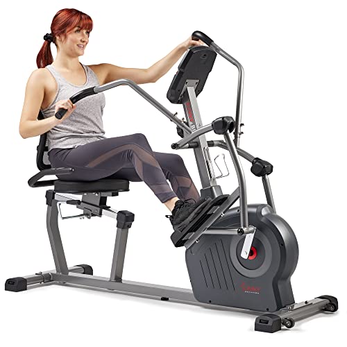 Recumbent Cross Trainer & Elliptical Machine with Arm Exercisers I8161