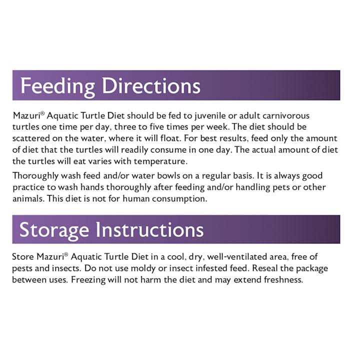 Aquatic Turtle Diet O318