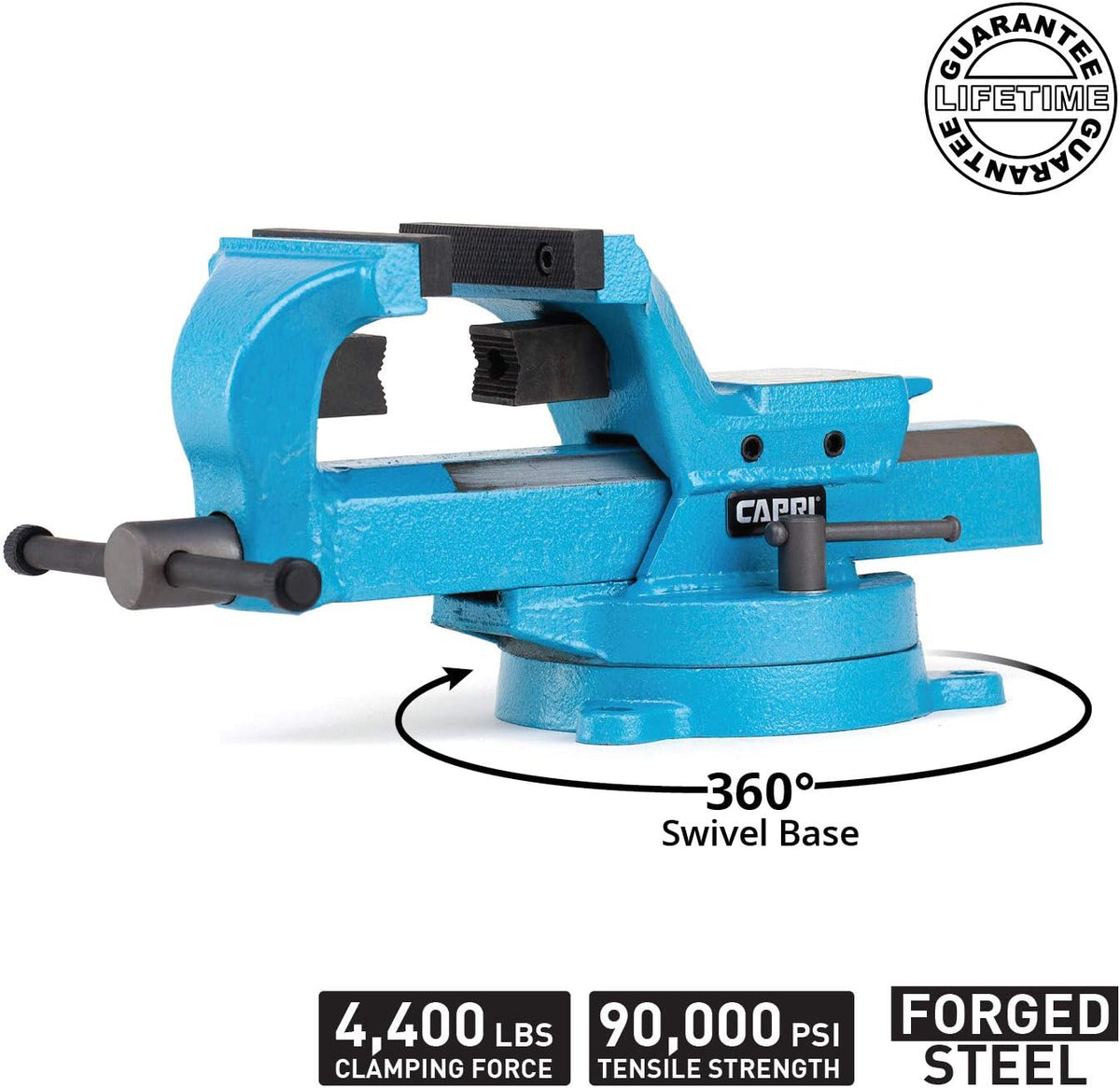 Forged Steel Bench Vise, 4 F828893