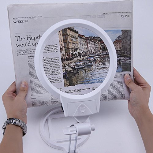36 LED Dimmable Floor Magnifying Lamp with Stand A3707