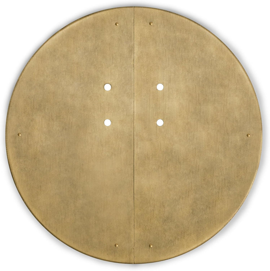 Brass Button and Zipper Cabinet Face Plate Hardware Set Z862