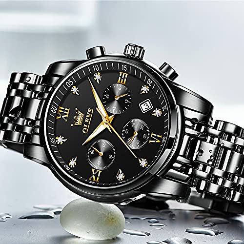 Quartz Luminous Water Resistant Chronograph Watch O2475