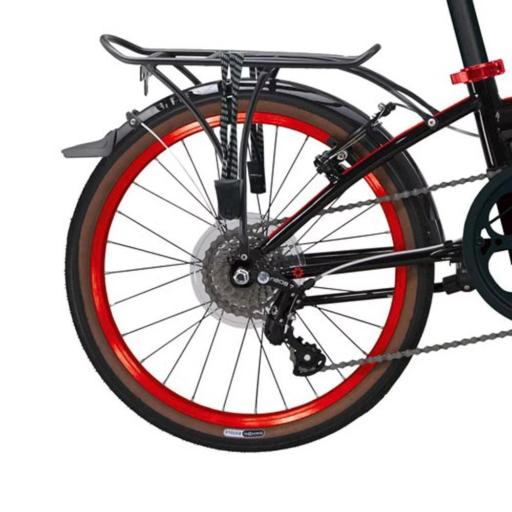 Black & Red 7-Speed Folding Bicycle Y41891