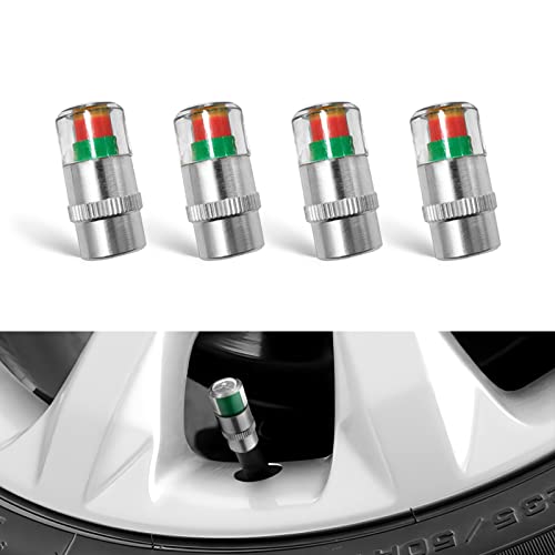 Universal 32PSI Tire Pressure Monitor Valve Stem Caps H28928