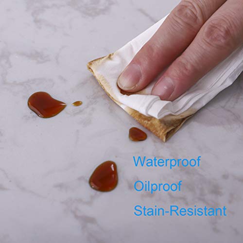 Clear Round Vinyl Fitted Tablecloth W755882
