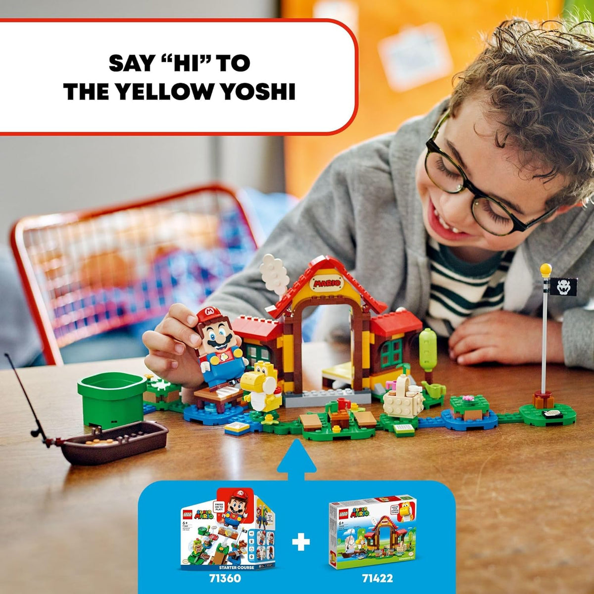 LEGO Super Mario Expansion Set 71422 with Yellow Yoshi Figure R426