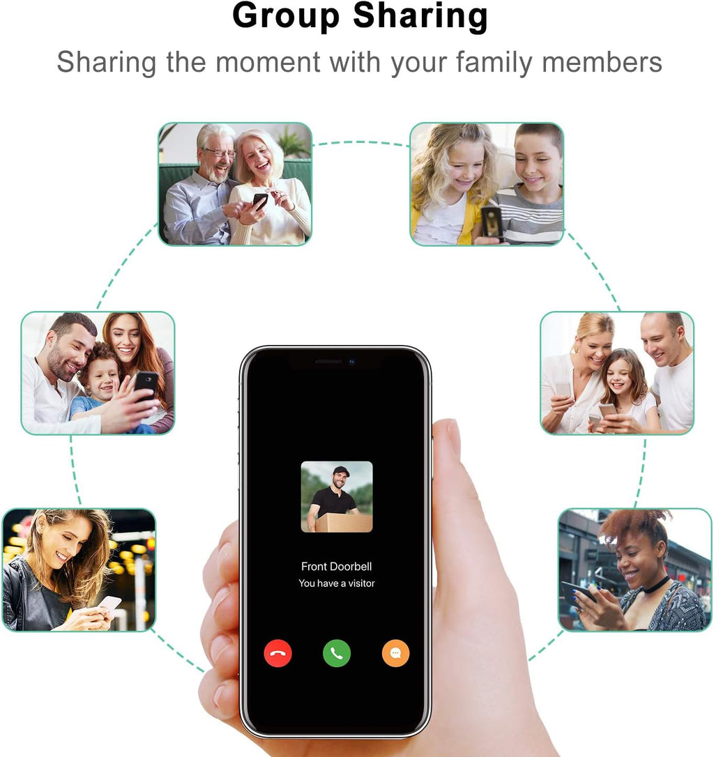 1080P HD Wireless Video Doorbell Camera with Chime O41832